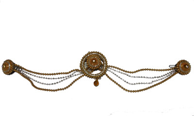 

Noorina Decorative Maang Teeka Pins Hair Accessory Set(Gold)
