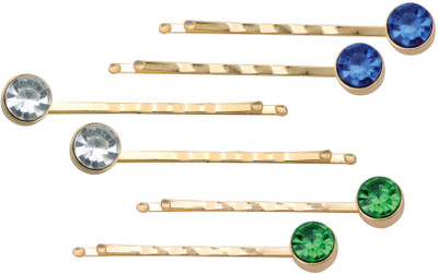 

Sparkle Street Colour Drops Hair Pin(Multicolor)