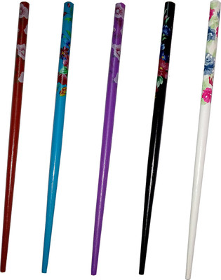 

CraftEra Wooden Stick Hair Pin(Multicolor)