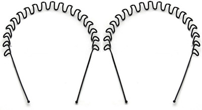

Bufferman Zig Zag Hair Band(Black)