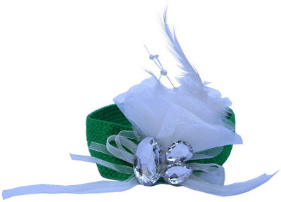 

Trendeela.com Feriha Hiral Head Band(Green, White)