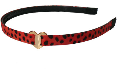 

Modish Look Animal Print Hair Band(Red)