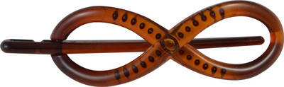 

Sarah Infinity Design Hair Claw(Brown)