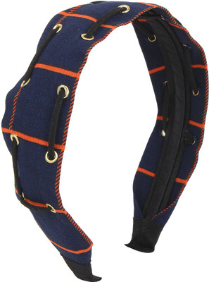

Fayon Contemporary Statement Blue Lace Hair Band(Blue)