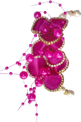 

ODDEVEN hair Flower Accessories Brooch with wedding party wear Hair Accessory Set(Multicolor)