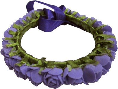 

Apeksha Arts Floral Tiyara With Flowers Head Band(Blue)