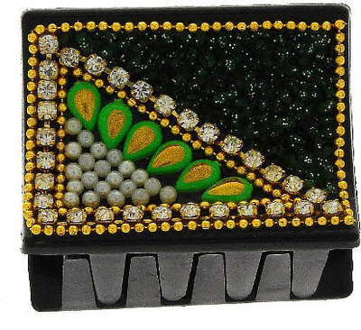 

Anuradha Art ZBF-717 Hair Clip(Black, Green)