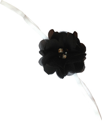 

AkinosKIDS Soft Embellished with Diamond Pearl Head Band(Black)