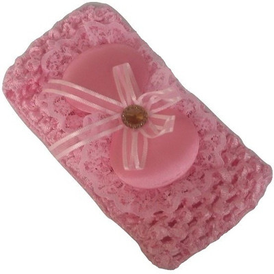 

Viva Fashions Bow on Crochet Head Band(Pink)