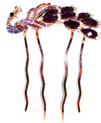 

Anmita Peacock 101 - Violet Hair Pin(Purple)