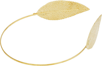 

Pink Rose Princess Charm Hair Band(Gold)