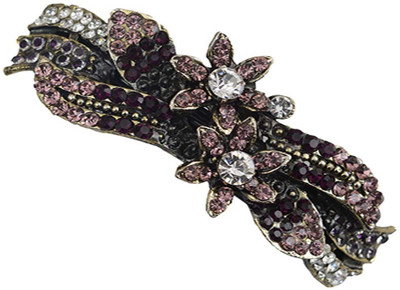 Taj Pearl Designer Hair Clip(Yellow)