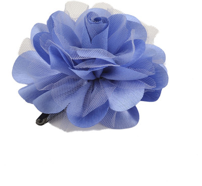 

Crayon Flakes Kids Girls Handmade Single Flower Tic Tac/Hair Pin/Hair Clip Hair Clip(Blue)