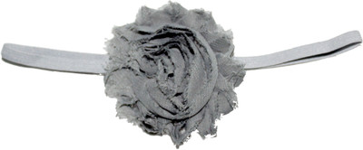 

Mamaboo Beautiful look charkole light color flower Head Band(Grey)