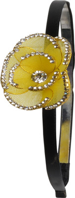 

Sagunya Elegant Floral Hair Band(Yellow, Black)