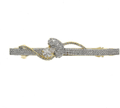 Anuradha Art Stylish Hair Clip(White)