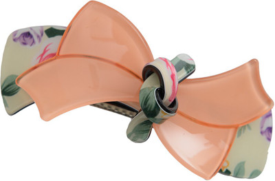 

Taj Pearl Designer Hair Clip(Orange)
