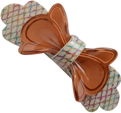 

Taj Pearl Designer Hair Clip(Brown)