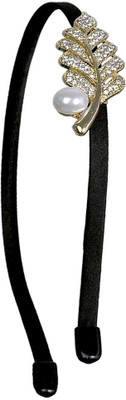 

Sagunya StoneStudded Leaf Hair Band(Multicolor)