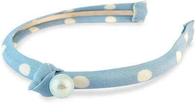 

Sarah Pearl, Polka Dot Hair Band(Blue)