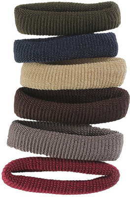

AccessHer Woolen Charming Delight Rubber Band(Brown, Blue, Peach, Black, Grey, Black)