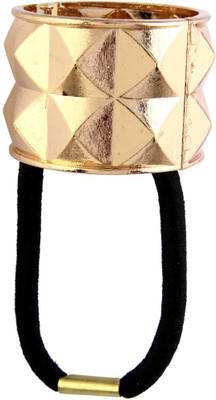 

20 Dresses Studded In Your Hair Rubber Band(Gold)
