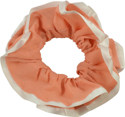 

Sarah Dual Frill Solid Rubber Band(Pink)