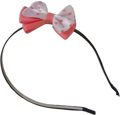 

Viva Fashions Bow Hair Band(Pink, White)