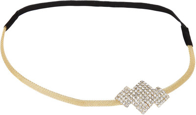 

Pink Rose Princess Charm Hair Band(Gold)
