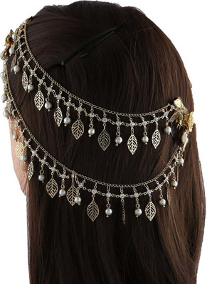 

Anuradha Art HB-166 Hair Chain(Gold)