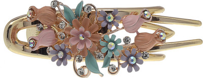 

The Ethnic Wears Ethnic yet modern Back Pin(Pink, Brown, Multicolor)