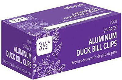 

Diane Diane Aluminum Duck Bill Clips (24 per pack) Hair Clip(Black)
