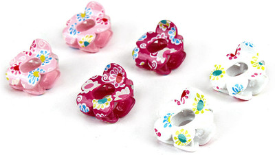 

Trendy Baubles Premier Collection Hair Claw(Pink, White)