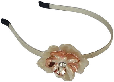 

Viva Fashions Designer Flower Hair Band(White, Bronze)