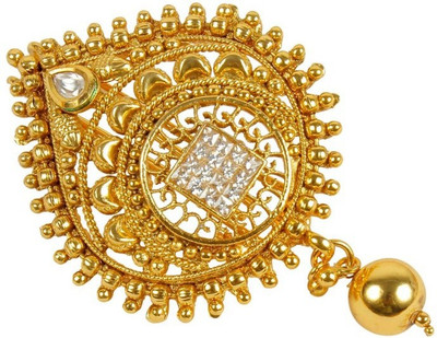 

Muchmore Exclusive Beautiful Charming Golden Ball Work Hair Pin For Women & Girls Partywear Jewelry Hair Pin(Multicolor)