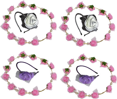 

Takspin Floral Style Hair band Hair Accessory Set(Multicolor)