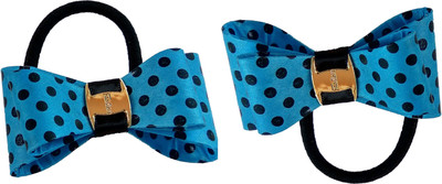 

Trendy Nuts Dotted Bow Rubber Band(Multicolor)