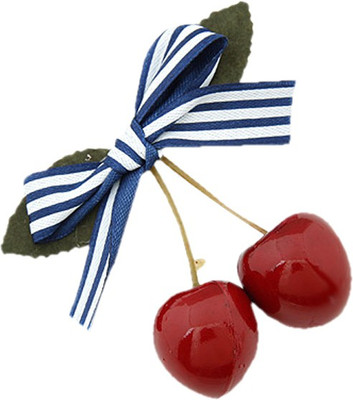 

Young & Forever Lovely Bowknot Red Cherry Hair Clip(Red)