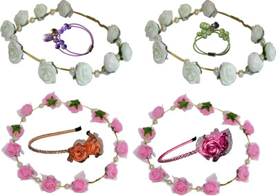 

Paperiva Floral Style Hair Accessory Set(Multicolor)