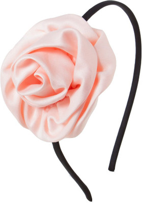 

Pikaboo Newborn Baby Girl Rolled Up Rose - Peach Hair Band(Multicolor)
