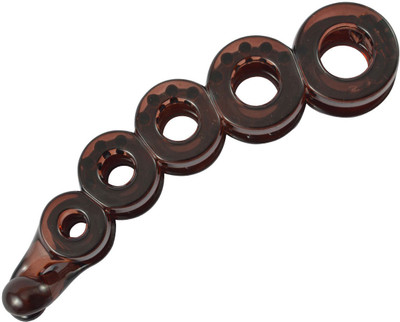 Sarah Round Design Hair Claw(Brown)