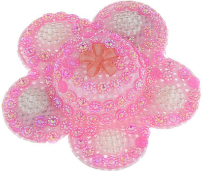 

The Ethnic Wears Handcrafted Hair Clip(Pink)