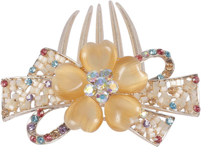 

Muchmore Beautiful Partywear Woman & Girls Flower Desgnaer Hair Pin(Multicolor)