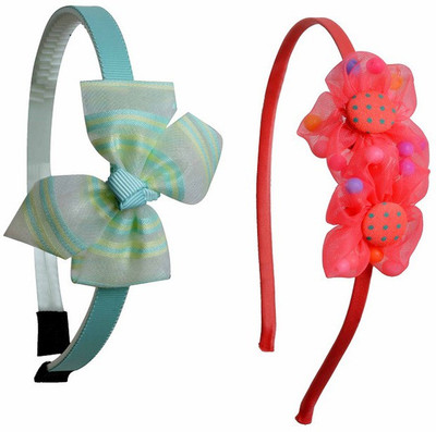 

Sagunya Casual combo Hair Band(Red, Green)