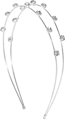 

Blueberry Dual Strand Hair Band(Silver)
