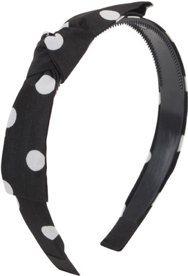 

Fayon Fashion Statement white Dot Hair Band(White)