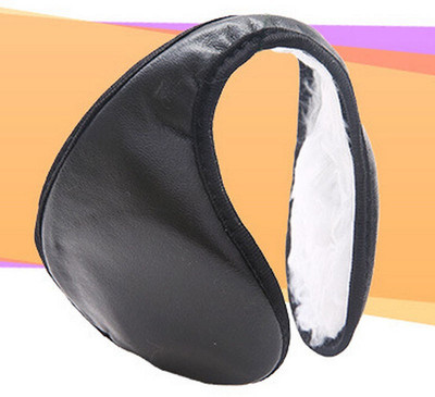 

bhagya Black Earmuffs Winter Fleece Head Band Ear Muff Soft Warmers Rubber Band(Black)
