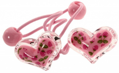 

Trendy Baubles Elastic Band Collection Rubber Band(Pink, Green)