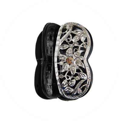 

Taj Pearl Designer Hair Claw(Black)