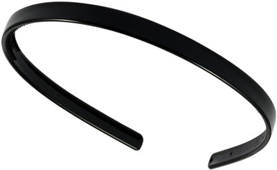 

Sarah Plain Plastic Hair Band(Black)